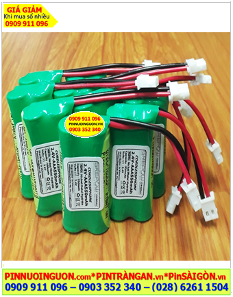 Pin đèn KENTOM 2.4V-AAA550mAh, Pin đèn exit thoát hiểm 2.4v-AAA550mAh, Pin đèn sự cố khẩn cấp 2.4v-AAA550mAh chính hãng